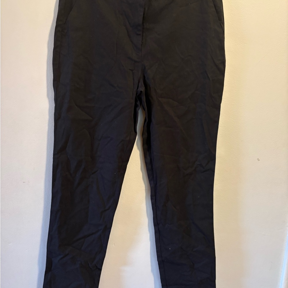 Izod Girls Junior Black School Wear Stretch Straight Leg Pants Size 13
